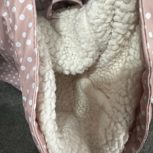 Pink C&C California Line Polka Dot Rain Jacket - Picture 4 of 9